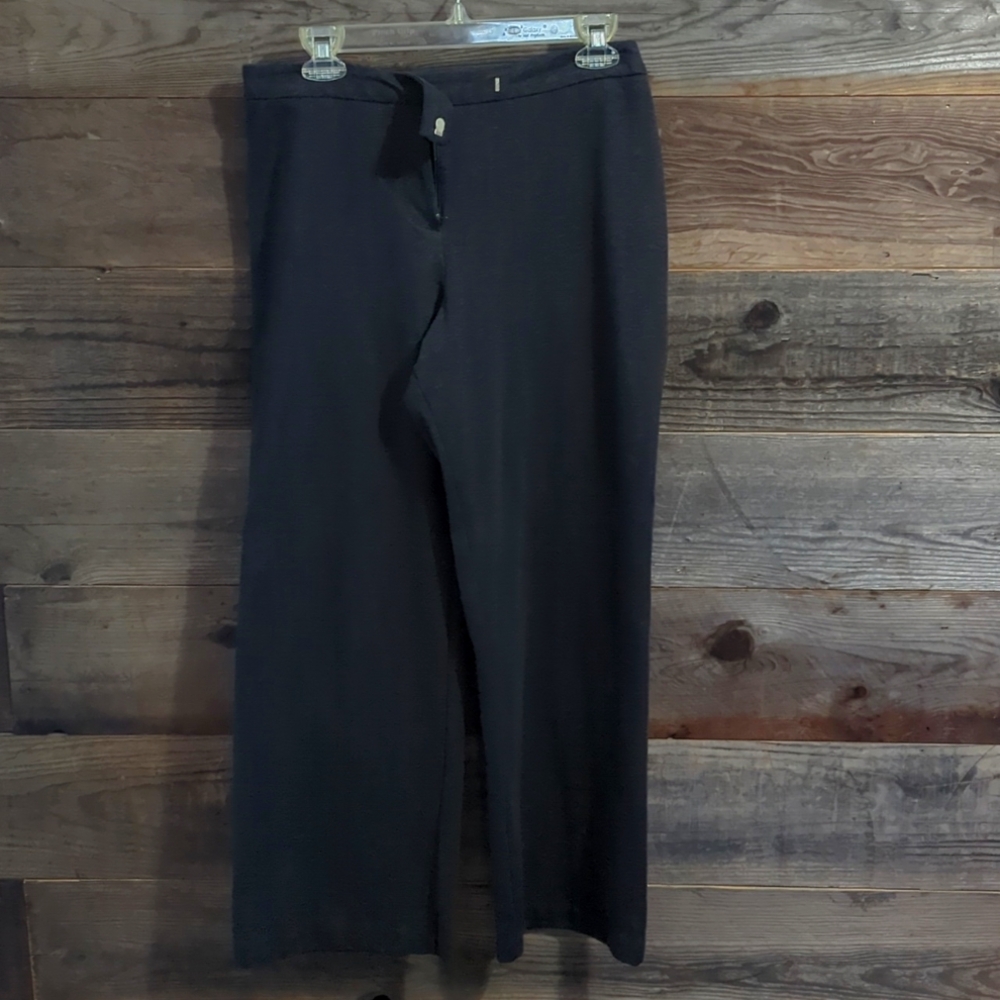 NY & Co wide-leg stretchy dress pants Large P. #2